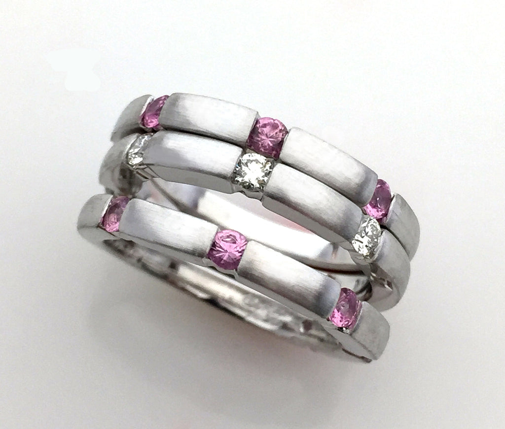 Bespoke Custom Design Women's Stack Rings